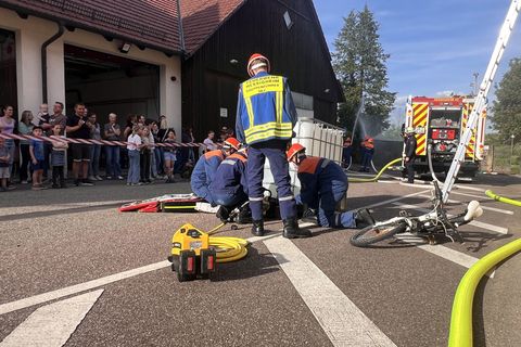 Schauübung beim Elternabend