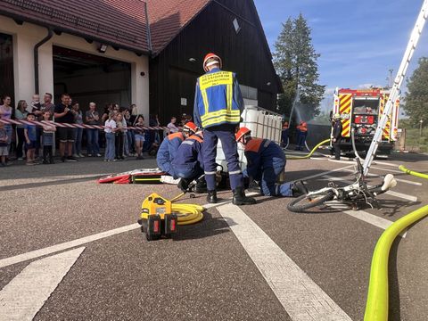 Schauübung beim Elternabend