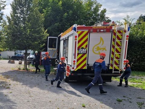 Jugendfeuerwehr im Einsatz