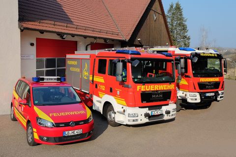 Ausgerückte Einatzfahrzeuge