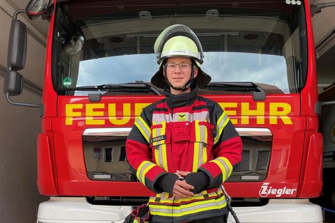 Feuerwehranwärter Alexander Nägele