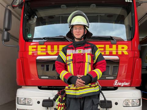 Feuerwehranwärter Alexander Nägele